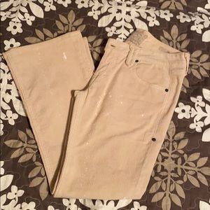 Splatter Design Corduroy Pant